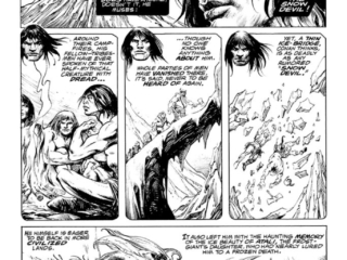 Savage Sword of Conan #34; pencils, Carmine Infantino; inks, Alfredo Alcala