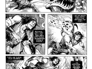 Savage Sword of Conan #34; pencils, Carmine Infantino; inks, Alfredo Alcala