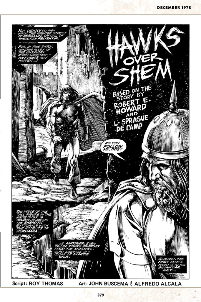 Savage Sword of Conan #36; pencils, John Buscema; inks, Alfredo Alcala