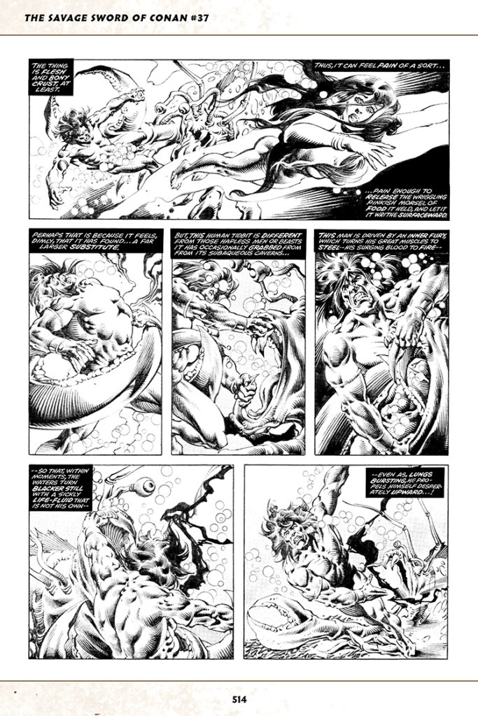 Savage Sword of Conan #37; pencils, Sal Buscema; inks, Rudy Nebres