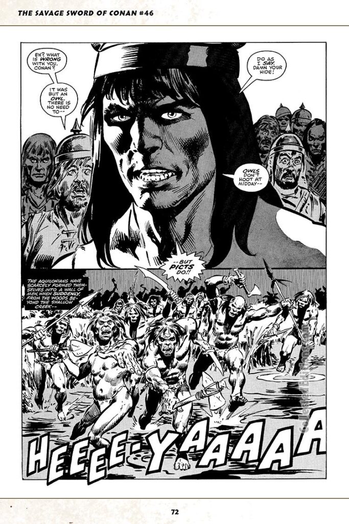 Savage Sword of Conan #46, pg. 8; pencils, Ernie Colon; inks, Tony DeZuniga