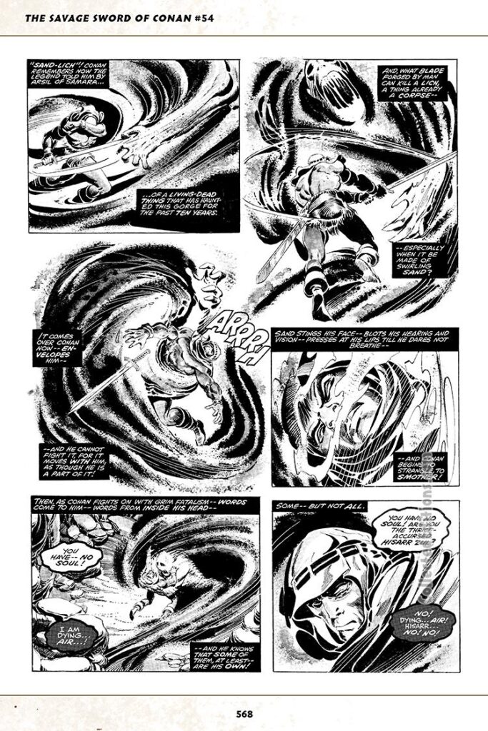Savage Sword of Conan #54, pg. 18; pencils, John Buscema; inks, Ricardo Villamonte