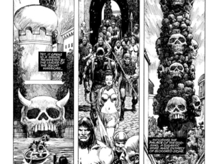 Savage Sword of Conan #59, pg. 13; pencils, Mike Vosburg; inks, Alfredo Alcala