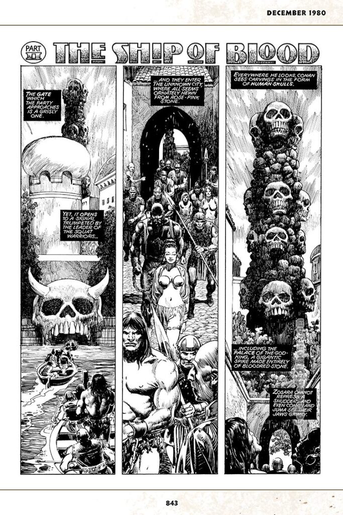 Savage Sword of Conan #59, pg. 13; pencils, Mike Vosburg; inks, Alfredo Alcala
