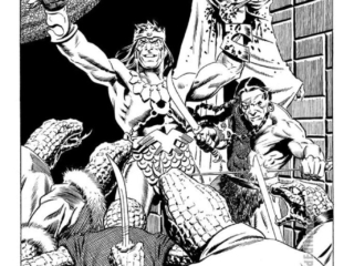 Savage Sword of Conan #170; Kull in &ldquo;Robert E. Howard&rsquo;s King Kull Part I&rdquo;, pg. 2; pencils, Steve Carr; inks, Al Williamson