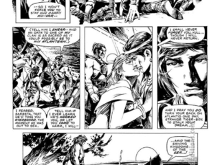 Savage Sword of Conan #196; Kull in &ldquo;Bride of the Buccaneer&rdquo;, pg. 10; pencils and inks, E.R. Cruz
