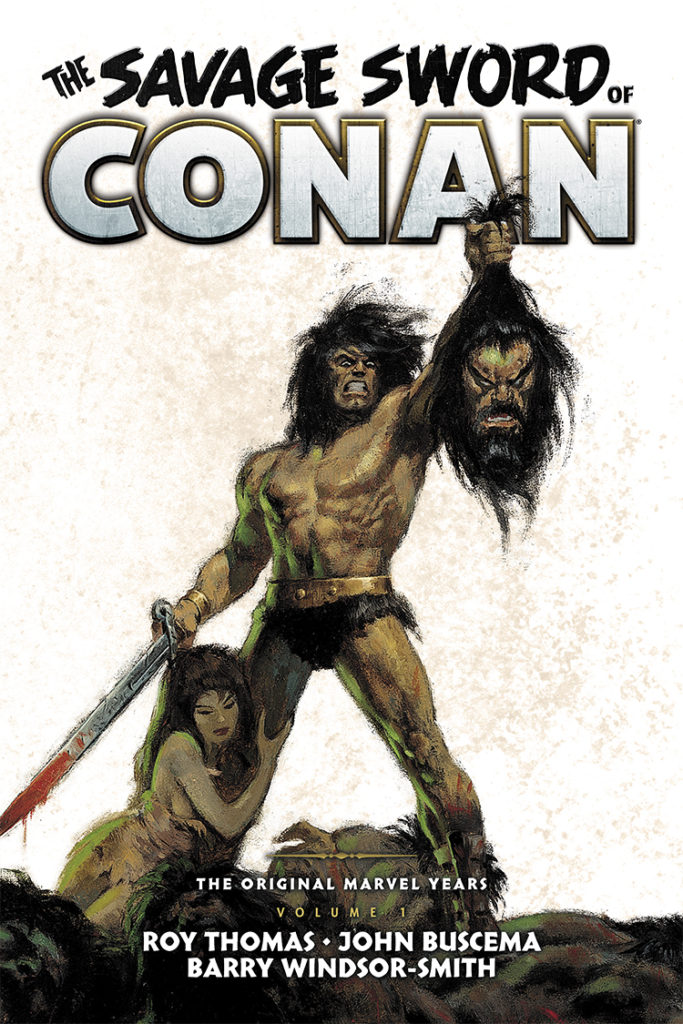 Savage Sword of Conan Omnibus Vol. 1 title page; art by John Buscema