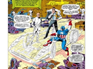 Nick Fury from Strange Tales #162, pg. 1; pencils, Jim Steranko; inks, Frank Giacoia; Agent of SHIELD, S.H.I.E.L.D., Captain America, Gaffer