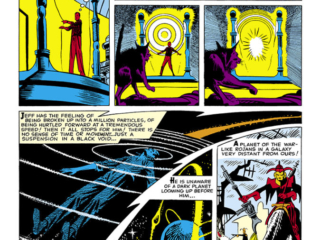 Strange Tales #67, pg. 2; "Trapped Between Two Worlds!"; Steve Ditko, Atlas Era suspense/horror/time travel/sci-fi