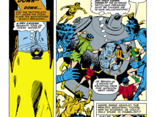 Strange Tales #68, pg. 7; "The Creature From the Bottomless Pit!"; Stan Lee/Steve Ditko/Atlas Era suspense
