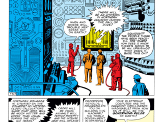 Strange Tales #72. "I Fought the Colossus!", pg. 1. Jack Kirby