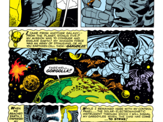 Strange Tales #74. "Gorgolla! The Living Gargoyle!!", pg. 4. Stan Lee
