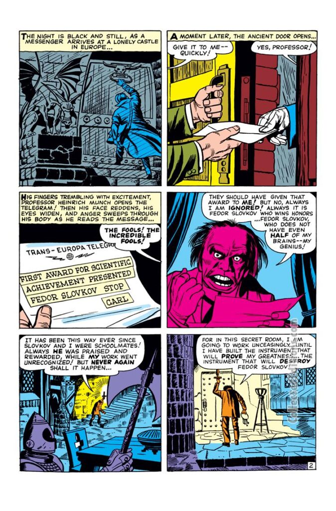 Strange Tales #82. "The Thing Called...It!", pg. 2. Stan Lee Jack Kirby