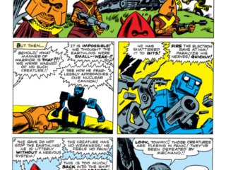 Strange Tales #86. "I Created Mechano!", pg. 12. Monsters Omnibus