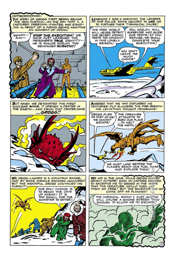 Strange Tales #87. "The Return of...Grogg!", pg. 2. Jack Kirby
