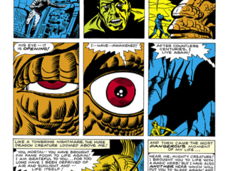 Strange Tales #89. "Fin Fang Foom!", pg. 5. Marvel dragon, Stan Lee/Jack Kirby.
