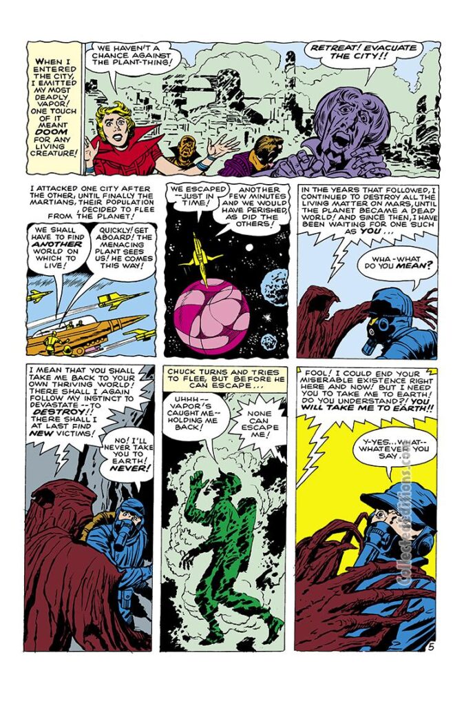 Strange Tales #91. "The Sacrifice!", pg. 5. Marvel sci-fi Stan Lee.