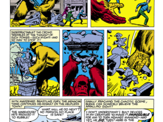 Strange Tales #93. "When the Thing Runs Amok", pg. 5. Stan Lee Jack Kirby