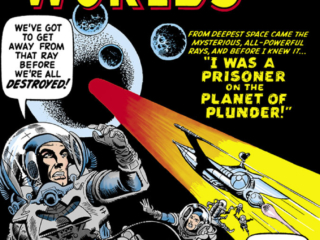 Strange Worlds #2 cover; Steve Ditko, Atlas Era sci-fi