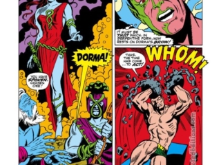 Sub-Mariner #9, pg. 13; pencils, Marie Severin; inks, Dan Adkins; Lady Dorma