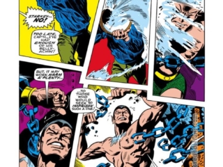 Sub-Mariner #10, pg. 18; pencils, Gene Colan; inks, Dan Adkins; Starkey