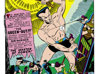 Sub-Mariner Comics #21, pg. 27; "Sub-Mariner vs. Green-Out!!!"; Bill Everett/Golden Age Sub-Mariner/Prince Namor/Timely Marvel Golden Age