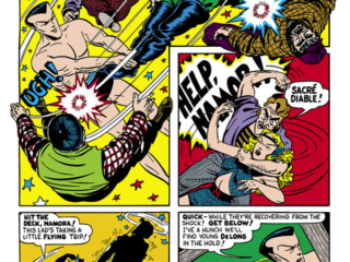 Sub-Mariner Comics #27, pg. 8; "The Case of the Frantic Fisherman!"; Bill Everett/Namora/Prince Namor/Golden Age