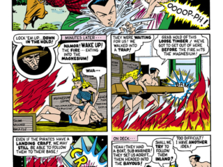 Sub-Mariner Comics #29, pg. 6; "The Mystery of Pirate Cove!"; Bill Everett/Prince Namor/Namora