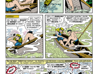Sub-Mariner Comics #30, pg. 2; "Doom from the Sun!"; Namora/Prince Namor team-up/Bill Everett