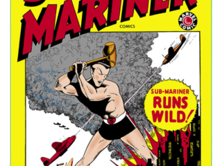 Sub-Mariner Comics #32, cover; Bill Everett/Timely Marvel