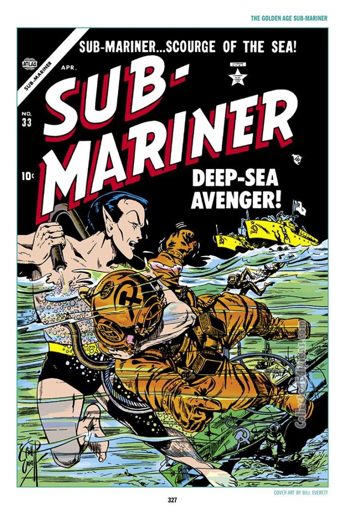 Sub-Mariner Comics #33, cover; Bill Everett/Russians/Soviet Union/Marvel vs. Commies/Communists/Prince Namor