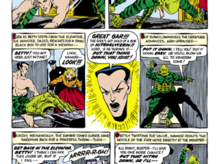Sub-Mariner Comics #35, pg. 24; "Vengeance!!!"; Prince Namor/Betty Dean/Bill Everett/Atlas Marvel