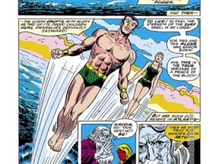 Sub-Mariner #62, pg. 10; pencils, Sam Kweskin; inks, Frank Giacoia, Joe Sinnott; Namorita, Kavor