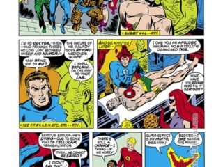 Sub-Mariner #67, pg. 9; pencils, Don Heck; inks, Frank Bolle; Reed Richards, Fantastic Four