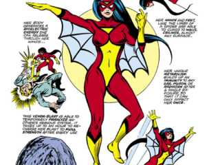 Spider-Woman #11, pg. 18; "The Power of Spider-Woman" pinup
