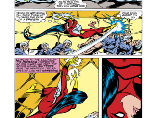 Spider-Woman #14, pg. 2; pencils, Carmine Infantino;  The Shroud