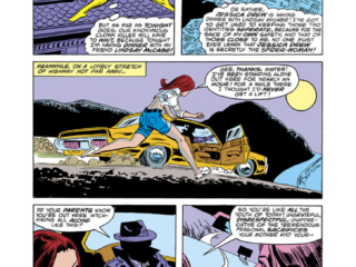 Spider-Woman #22, pg. 2; pencils, Frank Springer; Jessica Drew