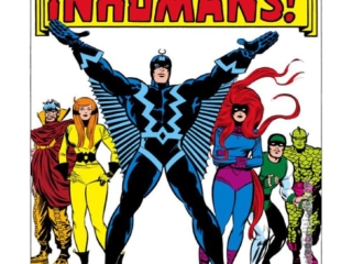 Thor #146, pg. 17; pencils, Jack Kirby; inks, Joe Sinnott; The Origin of the Incomparable Inhumans, Black Bolt, Medusa, Triton, Karnak, Crystal, Gorgon, Stan Lee, splash page, backup story