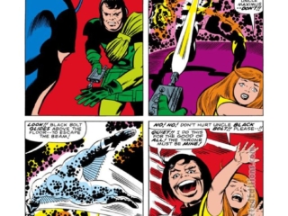 Thor #149, pg. 19; pencils, Jack Kirby; inks, Joe Sinnott; Maximus, Black Bolt, Crystal, Inhumans, backup story