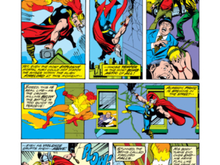 Thor #232, pg. 10; pencils, John Buscema; inks, Dick Giordano; Firelord