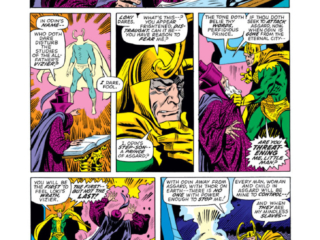 Thor #233, pg. 3; pencils, John Buscema; inks, Chic Stone; Loki