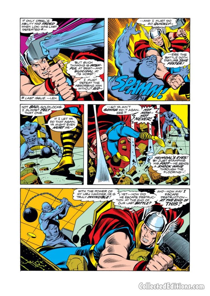 Thor #235, pg. 15; pencils, John Buscema; inks, Joe Sinnott; Absorbing Man