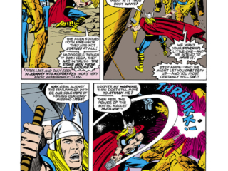 Thor #255, pg. 10; pencils and inks, Tony DeZuniga, Stone Men from Saturn, Korg