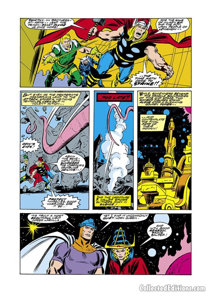 Thor #257, pg. 11; pencils, John Buscema; inks, Tony DeZuniga
