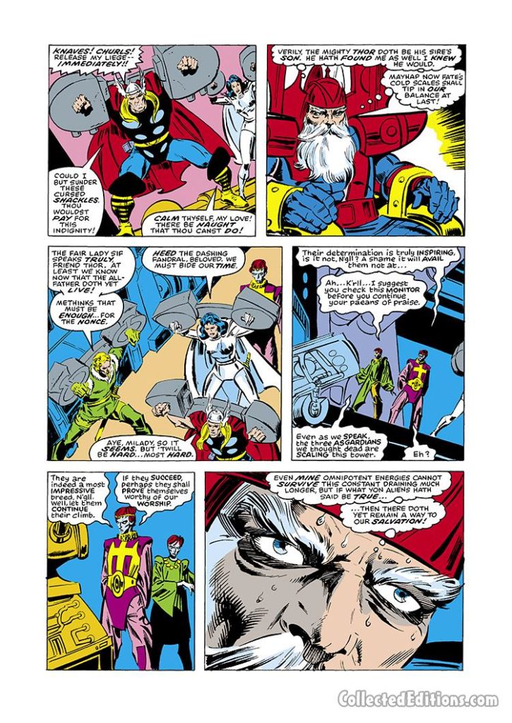 Thor #262, pg. 9; pencils, Walter Simonson; inks, Tony DeZuniga