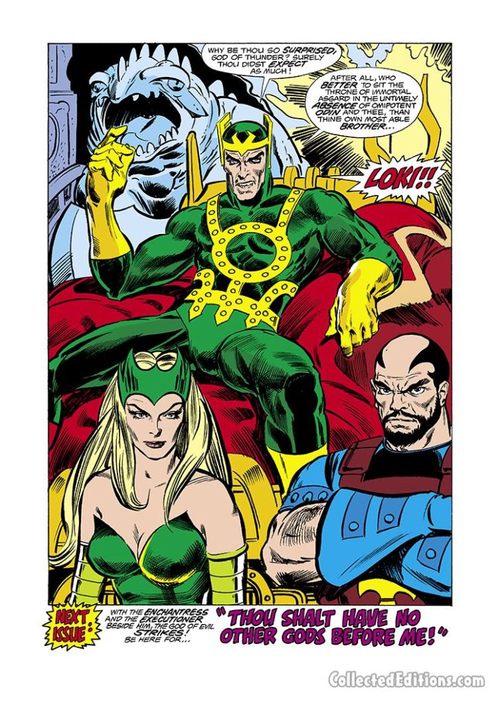 Thor #263, pg. 17; pencils, Walter Simonson; Loki, Enchantress, Executioner