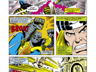 Thor #265, pg. 4; pencils, Walter Simonson; inks, Joe Sinnott