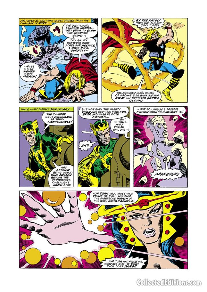 Thor #266, pg. 4; pencils, Walter Simonson; inks, Tony DeZuniga