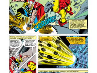 Thor #271, pg. 13; pencils, Walter Simonson; inks, Tony DeZuniga; Iron Man
