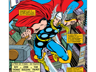 Thor #272, pg. 1; pencils, John Buscema; inks, Tom Palmer